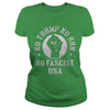 Image of No Trump No Fascist USA protest shirt