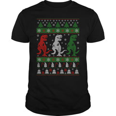 Tyrannosaurus Ugly Christmas Sweater New