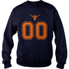 Image of Orange Texas Longhorn Bull #00 T-shirt