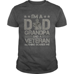 Iam A Dad Grandpa And A Veteran TShirt