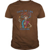 Image of Skeleton Flowers Skulls Shirt