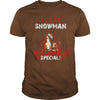 Image of SCARY SNOWMAN HALLOWEEN SPECIAL T SHIRT