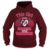 Image of Girl Loves Falcons And Braves TShirt