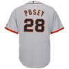 Image of Buster Posey San Francisco Giants Majestic Cool Base Player Jersey - Gray