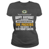 Image of happy birthay with packers