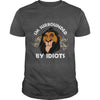Image of Disney Lion King Scar Surrounded by Idiots Graphic T-Shirt