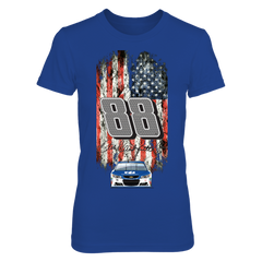 Dale Earnhardt Jr. NASCAR 88;Patriotic Distressed Flag design