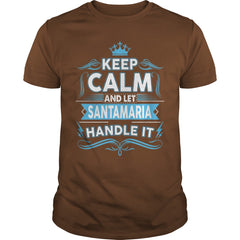 Keep calm SANTAMARIA, SANTAMARIA tshirt
