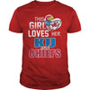 Image of Girl Loves Chiefs  KU TShirt