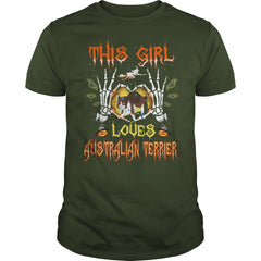 This Girl Loves AUSTRALIAN TERRIER Halloween