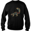 Image of SKUNK Halloween T-shirt Skeleton Skull Vintage Retro