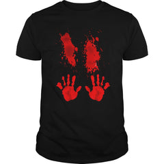 PREMIUM bloody Hand Smear Halloween