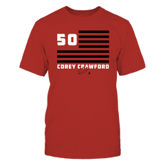 Corey Crawford - Flag Stripes