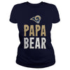 Image of Iam A Rams Papa Bear TShirt