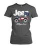 Image of Detroit Lions - American Jeep Car T-shirt