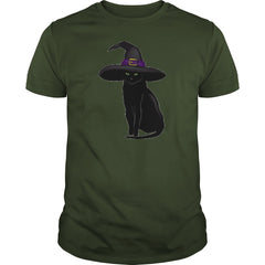 Halloween Cat with Witch Hat