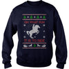 Image of HORSE CHRISTMAS SWEATER PATTERN Papa Mama Men Women Dogs Lovers Sunfrog Hoodie