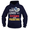 Image of Girl love Titans And Predators T Shirt