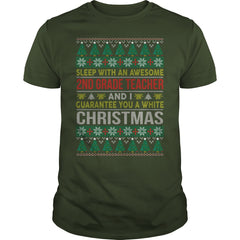 Christmas Job 2nd Grade Teacher Ugly Xmas Sweater