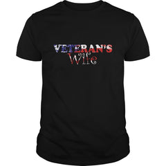 Veterans Wife Tshirt  Memorials Day