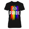 Image of Grunge LGBT Pride Flag - Colorado State Rams