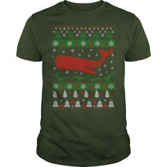 Whale Ugly Christmas Sweater New