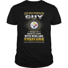 NFL-STEELERS 163 GUY LOVES WINE
