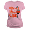 Image of WITCHES BREW WINE T SHIRT FUNNY HALLOWEEN DRINKING