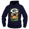 Image of Packers Mickey Haloween Tshirt, Packers Mickey Haloween Hoodies