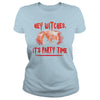 Image of HEY WITCHES, IT'S PARTY TIME T SHIRT HALLOWEEN
