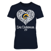 Image of Los Angeles Rams - Dickerson - Lace Heart Logo