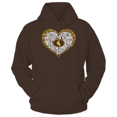 Word Cloud Lace Heart - Wyoming Cowboys