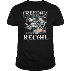 VETERAN T SHIRT FREEDOM HAS A NICE RING TO IT