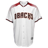 Image of Zack Greinke Arizona Diamondbacks Majestic Official Cool Base Player Jersey - White/Sedona Red