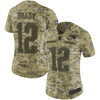 Image of Women's New England Patriots Tom Brady Camo Jersey 2018 - 2019
