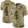 Image of Oakland Raiders Derek Carr Camo Jersey 2018 - 2019