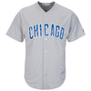 Image of Anthony Rizzo Chicago Cubs Majestic Official Cool Base Player Jersey - Gray