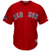 Image of Andrew Benintendi Boston Red Sox Majestic 2018 World Series Champions Team Logo Player Jersey – Scarlet