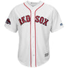 Image of J.D. Martinez Boston Red Sox Majestic 2018 World Series Champions Team Logo Player Jersey – White