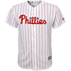 Image of Carlos Santana Philadelphia Phillies Majestic Official Cool Base Player Jersey – White