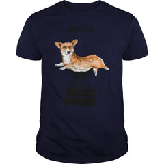 halloween corgi mummy T shirt