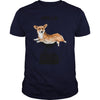 Image of halloween corgi mummy T shirt