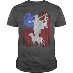 arizona Deer Hunting US Flag shirt