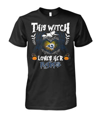 Los Angeles Rams - This witch love her Rams T-shirt