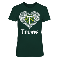 Portland Timbers - Lace Heart Logo