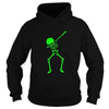 Image of Glow Party Supplies - Halloween Dabbing Skeleton tshirt