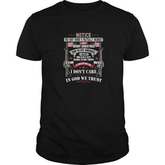 God Bless America Patriot T-Shirt America Conservative Tee