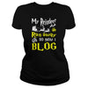 Image of My Reindeer Ran Away So Now I Blog Tshirt