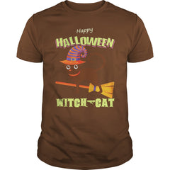 Happy Halloween Trick Or Treat Witch Cat