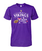 Image of Minnesota Vikings - I'm a Vikings and Wine kinda girl T-shirt